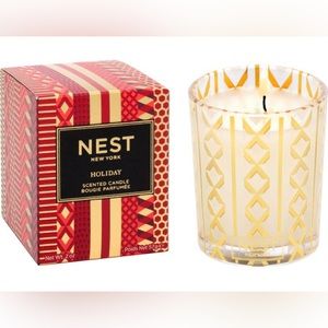 Brand New Nest 8.1 oz Single Wick Candle, Scent is "Holiday"